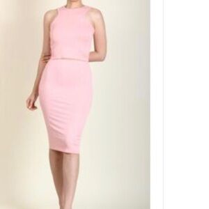 Gibiu | Ribbed Two Piece Tank Top Skirt Set​